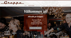Desktop Screenshot of grapparestaurang.se