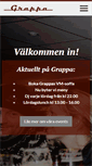 Mobile Screenshot of grapparestaurang.se