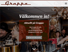Tablet Screenshot of grapparestaurang.se